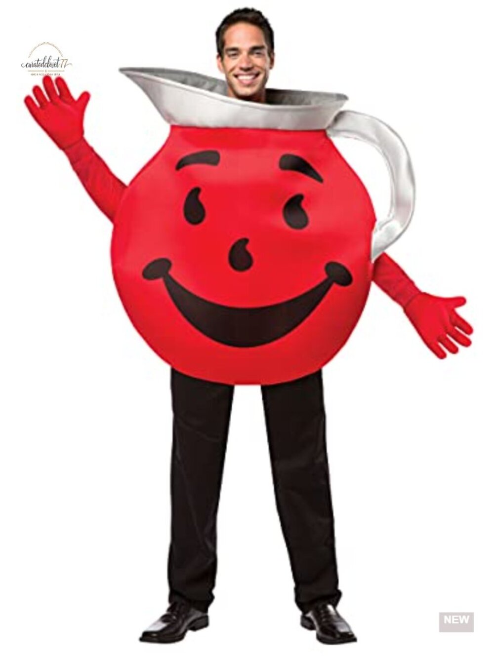 Adult Kool Aid Guy Costume Tunic and Gloves Officially Licensed